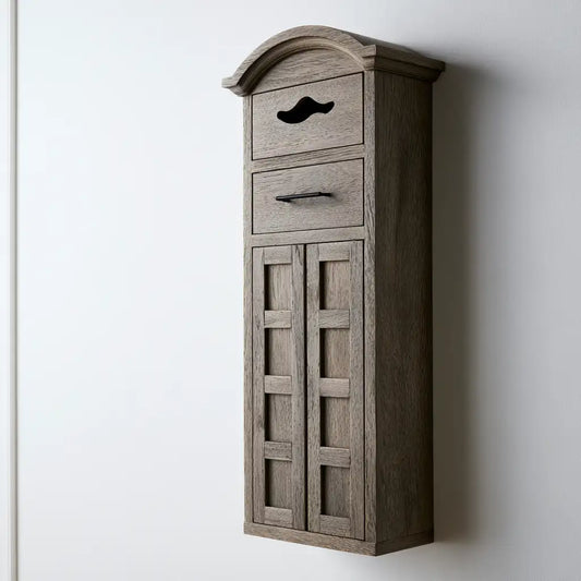 Cassettiera dalle linee moderne, bianco, per la casa