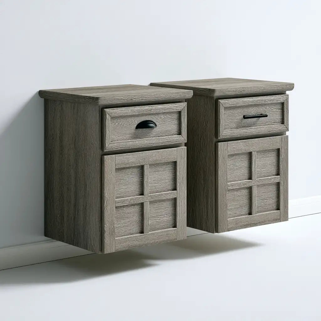 Cassettiera dal design essenziale, bianco, per la casa